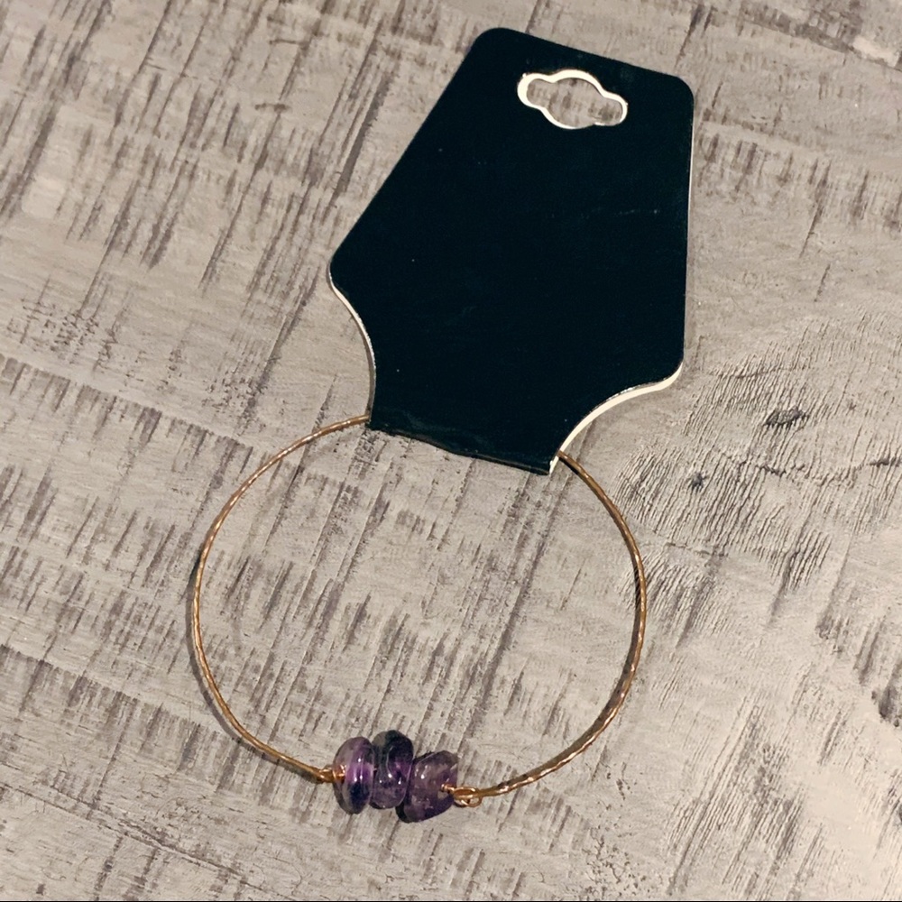 🎉2 FOR $10🎉Copper & Amethyst bracelet